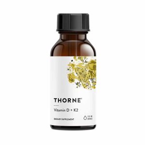 Vitamin D/K2 Liquid, 1 Oz, by Thorne Research