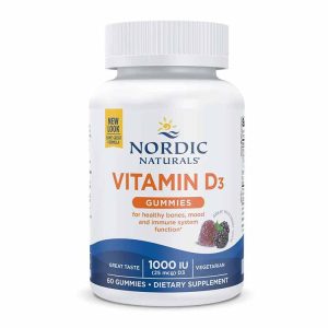 Vitamin D3 Gummies 1000 IU, by Nordic Naturals