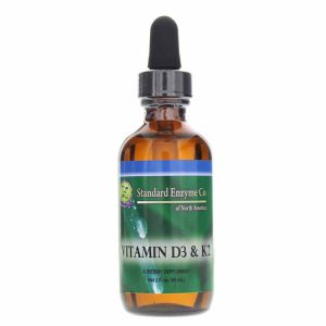 Vitamin D3 & K2, 2 Oz, by Standard Enzyme Company