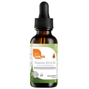 Vitamin D3 & K2, 1 Oz, by Zahler