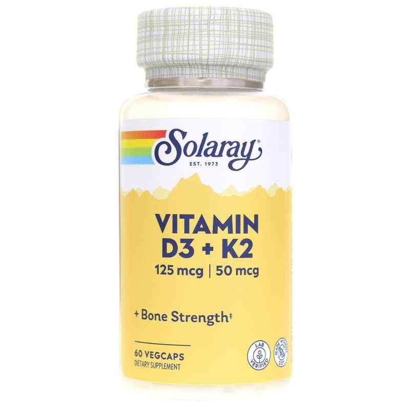 Vitamin D3 + K2 Soy-Free, by Solaray