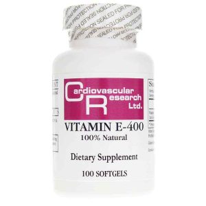 Vitamin E-400, 100 Softgels, by Cardiovascular Research