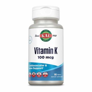 Vitamin K 100 Mcg, 100 Tablets, by Kal
