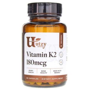 Vitamin K2 180 Mcg, 60 Capsules, by Utzy Naturals