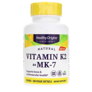 Vitamin K2 as MK-7 100 Mcg, by Healthy Origins