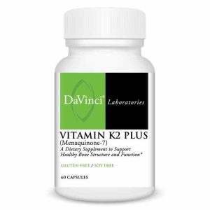 Vitamin K2 Plus, 60 Capsules, by DaVinci Labs