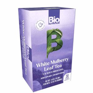 White Mulberry Leaf Tea, 30 Tea Bags, by Bio Nutrition