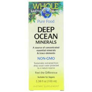 Whole Earth & Sea Deep Ocean Minerals, 3.38 Oz, by Natural Factors