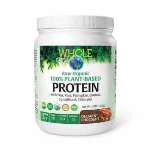 Whole Earth & Sea Raw Organic Plant Protein, by Natural Factors