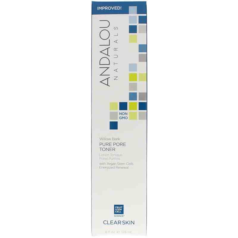 Willow Bark Pure Pore Toner, Clear Skin Formula, 6 Oz, by Andalou Naturals
